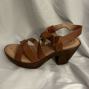 Born brand chunky heels